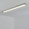 Ilena Plafondlamp voor buiten, Buitenlicht, Badkamerlamp, Bouw spotlight, Plafondlamp LED Grijs, 1-licht