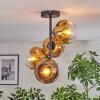 Ripoll Plafondlamp, Kogellampje Goud, Duidelijk, 4-lichts