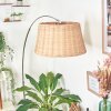 Cavaca Staande lamp, Booglampen Chroom, Zwart, 1-licht