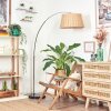 Cavaca Staande lamp, Booglampen Chroom, Zwart, 1-licht