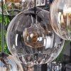 Koyoto Hanglamp, Kogellampje, Hanglamp Amber, Duidelijk, Rookkleurig, 8-lichts