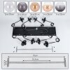 Koyoto Hanglamp, Kogellampje, Hanglamp Amber, Duidelijk, Rookkleurig, 8-lichts
