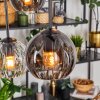 Koyoto Hanglamp, Kogellampje, Hanglamp Amber, Duidelijk, Rookkleurig, 6-lichts