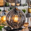 Koyoto Hanglamp, Kogellampje, Hanglamp Amber, Rookkleurig, 6-lichts