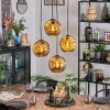 Ripoll Hanglamp, Kogellampje, Cluster hanglamp Goud, 4-lichts