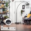 Ripoll Kogellampje, Staande lamp, Booglampen Zwart, 1-licht
