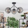 Koyoto Plafondlamp, Kogellampje Rookkleurig, 3-lichts