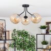 Koyoto Plafondlamp, Kogellampje Amber, 3-lichts