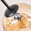 Koyoto Plafondlamp, Kogellampje 85 cm Amber, 8-lichts