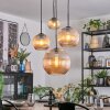 Koyoto Hanglamp, Kogellampje, Cluster hanglamp Amber, 4-lichts