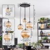 Koyoto Hanglamp, Kogellampje, Cluster hanglamp Amber, 4-lichts