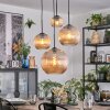 Koyoto Hanglamp, Kogellampje, Cluster hanglamp Amber, 4-lichts