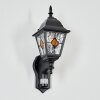 Naofe Wandlamp voor buiten, Wandlamp Zwart, 1-licht, Bewegingsmelder