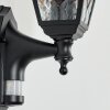 Naofe Wandlamp voor buiten, Wandlamp Zwart, 1-licht, Bewegingsmelder