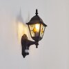 Naofe Wandlamp voor buiten, Wandlamp Zwart, 1-licht, Bewegingsmelder