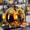 Koyoto Hanglamp, Kogellampje, Hanglamp Blauw, Goud, Groen, Koperkleurig, 6-lichts