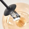 Koyoto Plafondlamp, Kogellampje 81 cm Amber, Duidelijk, Rookkleurig, 10-lichts