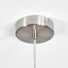 Pilaru Hanglamp, Hanglamp Chroom, Nikkel mat, 1-licht