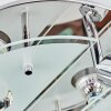 Mirando Plafondlamp, Plafondspot LED Chroom, Zilver, Transparant, Helder, 4-lichts