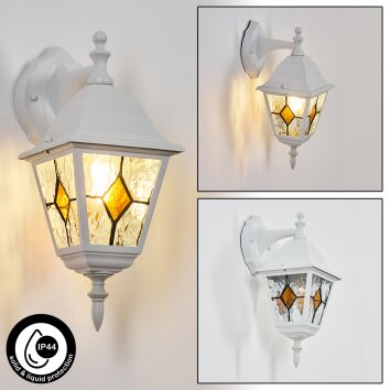 Naofe Wandlamp voor buiten, Wandlamp Wit, 1-licht