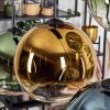 Koyoto Hanglamp, Kogellampje, Hanglamp Blauw, Goud, Groen, Duidelijk, Koperkleurig, 6-lichts