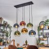 Koyoto Hanglamp, Kogellampje, Hanglamp Blauw, Goud, Groen, Duidelijk, Koperkleurig, 6-lichts
