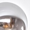 Gastor Plafondlamp, Kogellampje Amber, Duidelijk, Rookkleurig, 8-lichts
