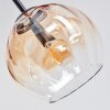 Koyoto Plafondlamp, Kogellampje 78 cm Amber, Duidelijk, Rookkleurig, 6-lichts