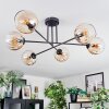 Koyoto Plafondlamp, Kogellampje 78 cm Amber, Duidelijk, 6-lichts