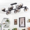 Koyoto Plafondlamp, Kogellampje Duidelijk, Rookkleurig, 10-lichts