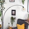 Ripoll Staande lamp, Booglampen Zwart, 1-licht