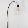 Ripoll Staande lamp, Booglampen Zwart, 1-licht
