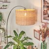 Cavaca Staande lamp, Booglampen Chroom, Zwart, 1-licht