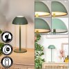 Laken Buiten tafellamp, Badkamerlamp, Tafellamp LED Groen, 1-licht