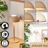 Laken Buiten tafellamp, Badkamerlamp, Tafellamp LED Beige, 1-licht