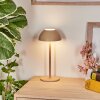 Laken Buiten tafellamp, Badkamerlamp, Tafellamp LED Beige, 1-licht