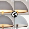 Laken Buiten tafellamp, Badkamerlamp, Tafellamp LED Grijs, 1-licht