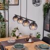 Koyoto Hanglamp, Kogellampje, Hanglamp Duidelijk, Rookkleurig, 4-lichts