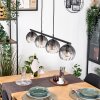 Koyoto Hanglamp, Kogellampje, Hanglamp Duidelijk, Rookkleurig, 4-lichts