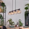 Koyoto Hanglamp, Kogellampje, Hanglamp Amber, Duidelijk, 4-lichts