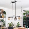 Koyoto Hanglamp, Kogellampje, Hanglamp Amber, Duidelijk, Rookkleurig, 4-lichts