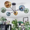 Ripoll Plafondlamp, Kogellampje Blauw, Goud, Groen, 6-lichts