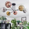 Ripoll Plafondlamp, Kogellampje Goud, Duidelijk, Koperkleurig, Rookkleurig, 6-lichts