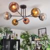 Ripoll Plafondlamp, Kogellampje Goud, Duidelijk, Koperkleurig, Rookkleurig, 6-lichts
