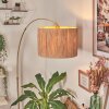 Granja Staande lamp, Booglampen Messing, Zwart, 1-licht