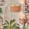 Granja Staande lamp, Booglampen Messing, Zwart, 1-licht