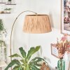 Granja Staande lamp, Booglampen Messing, Zwart, 1-licht