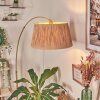 Granja Staande lamp, Booglampen Messing, Zwart, 1-licht
