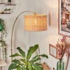 Cavaca Staande lamp, Booglampen Messing, Zwart, 1-licht