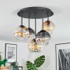 Koyoto Plafondlamp, Kogellampje 45 cm Amber, Duidelijk, Rookkleurig, 5-lichts